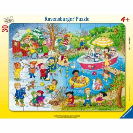 Ravensburger - Puzzle tip rama lacul in cele 4 anotimpuri 30 piese Ravensburger - 1